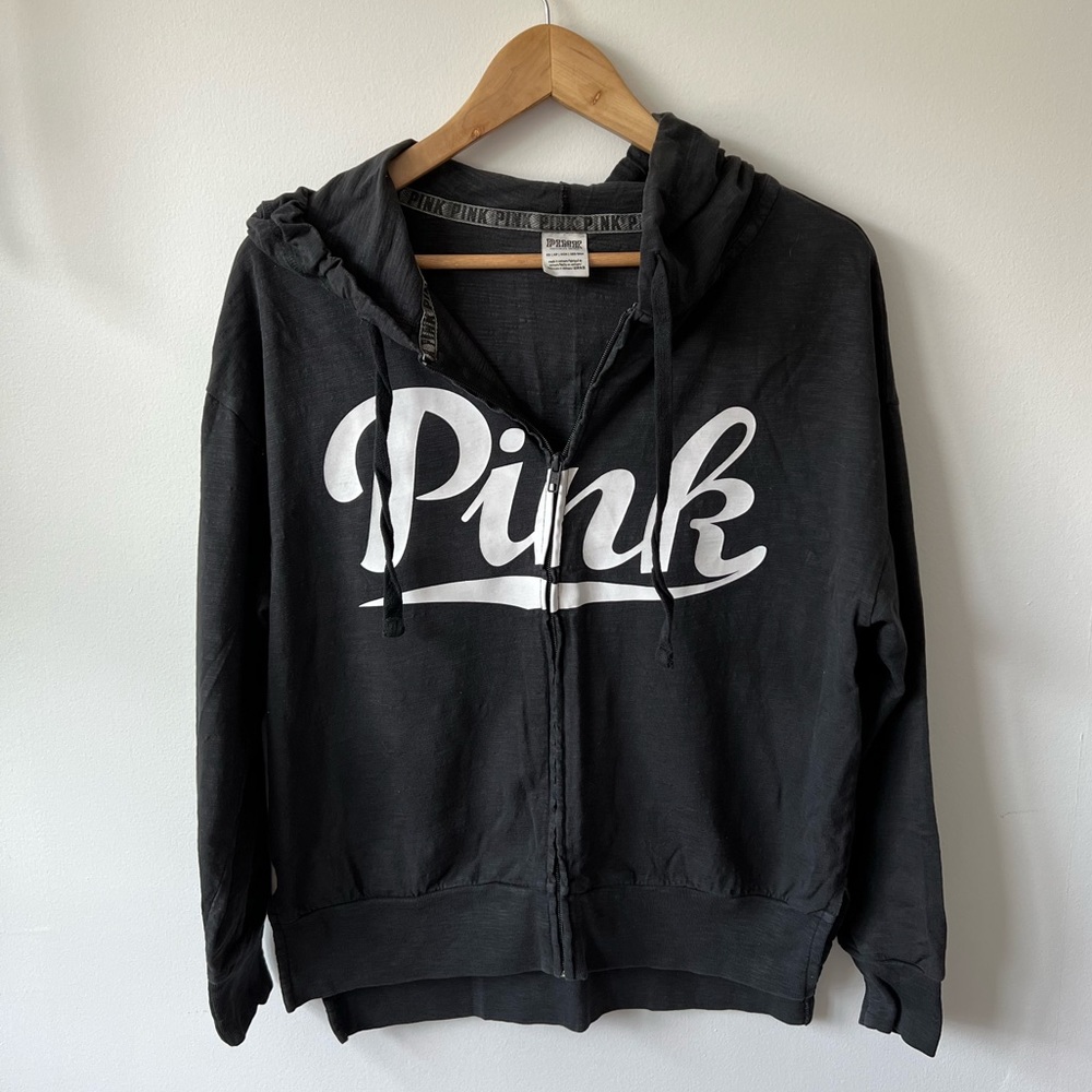 VS PINK | Oversize Zip Up Hoodie